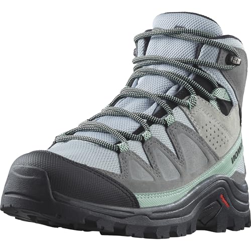 Salomon Quest Rove Gore-Tex Scarpe Impermeabili Escursionismo Da Donna, Caratteristiche Specifiche Per L'Escursionismo, Performance Affidabili, Quarry