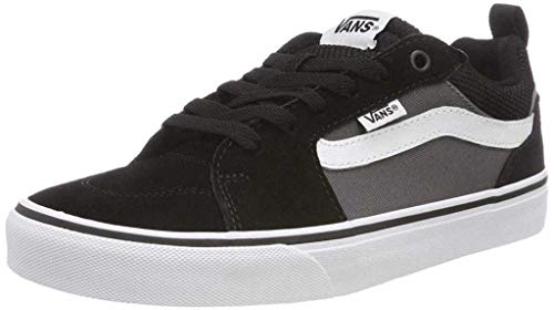 Vans Filmore, Sneaker, Uomo, (Suede/Canvas) Black/Pewter, 40 Eu