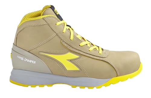 Diadora Glove Mds Mid S3 Hro Src, Mocassino Unisex-Adulto, Moon Rock Grey, 43 Eu