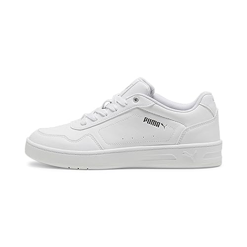 Puma Women Court Classy Scarpe Da Ginnastica, Puma White Puma Silver, 38 Eu