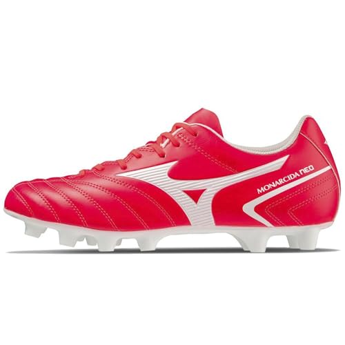 Mizuno Monarcida Neo Ii Select, Scarpe Da Calcio Unisex-Adulto, Fiery Coral 2 White, 41 Eu