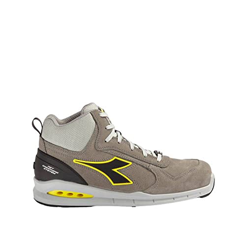 Diadora Run Net Airbox Mid S3 Src, Scarpe Da Ginnastica Uomo, Wind Gray/Wind Gray, 46 Eu