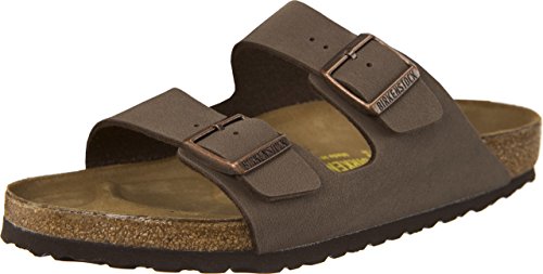 Birkenstock Arizona, Sandali Unisex Adulto, Marrone (Mocca Nubuk), 41 (Normale)