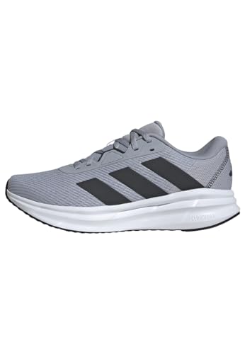 Adidas Galaxy 7 Running Shoes, Scarpe Da Corsa Uomo, Halo Silver/Carbon/Core Black, 46 Eu