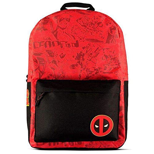 Deadpool Zaino, Scarpe Da Bambini Uomo, Marvel, Taglia Unica 3X-Stretta