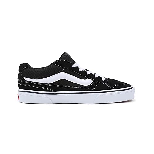 Vans Caldrone, Sneaker, Uomo, Suede/Mesh Black/White, 41 Eu