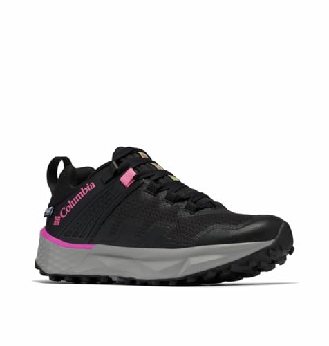 Columbia Facet 75 Outdry, Scarpe Da Trekking Ed Escursionismo Impermeabili A Vita Bassa Donna, Black/Wild Geranium 2024 , 40 Eu
