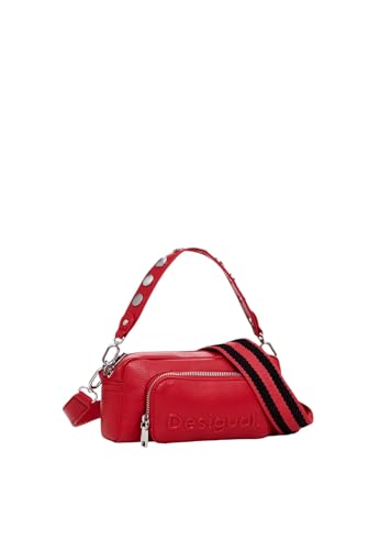 Desigual, Accessories Pu Across Body Bag Donna, Colore: Rosso