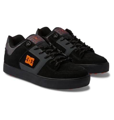 Dc Shoes Pure Wnt, Scarpe Da Ginnastica Uomo, Grey/Black/Orange, 41 Eu
