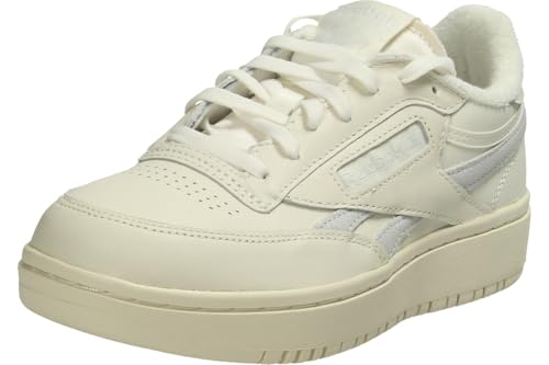 Reebok Club C Double Revenge, Sneaker Donna, Chalk/Chalk/Alabaster, 36 Eu