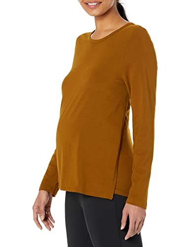 Amazon Essentials T-Shirt Per Allattamento Donna, Castagna Scuro, Xs