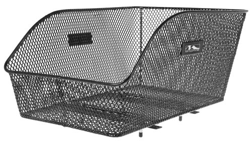 M-Wave Fahrradkorb Ba-Rm Along, Cestino Unisex Adulto, Nero-Nero, Normale