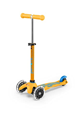 Micro® | Mini Micro Deluxe Led Monopattino 3 Ruote | Ruote Con Illuminazione A Led | Manubrio Regolabile E Rimovibile | Antiscivolo | Bambini E Ragazz