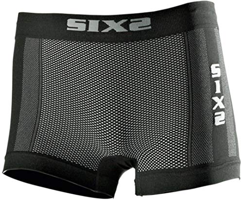 Six2 Black M, Boxer Carbon Underwear Unisex Adulto