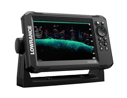 Lowrance Eagle - Ecoscandaglio Gps Chartplotter, Varie Dimensioni, Per Pesca, Profondità, Profishing(7",Sonda Hdi 50/200)