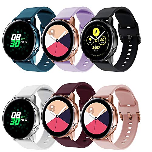Topsic Cinturino Galaxy Watch Active 2 40Mm 44Mm/Active/Galaxy Watch 42Mm/Gear S2 Classic/Gear Sport/Vivomove/Hr/Vivoactive 3/Forerunner 245/645, 20Mm