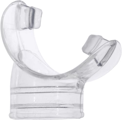 Cressi Mouthpiece Clear Sigma, Boccaglio Originale Per Aeratore/Snorkel Gamma Unisex Adulto, Trasparente, Unica