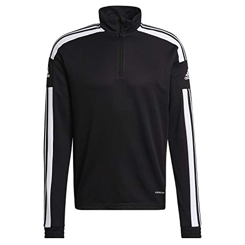 Adidas Squadra21 Training, Felpa Da Allenamento Uomo, Nero Bianco, M