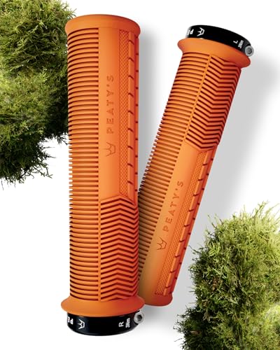 Peaty'S Monarch Grips – Arancione/Fungo/Sottili – Trail Comfort, Durevole, Ergonomiche, Supporto Per Pollice, Per Tutto Il Giorno, Tutte Le Condizioni