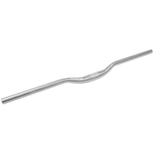 M-Wave, Manubrio Mtb Rise In Alluminio Unisex-Adulto, Argento Anodizzato, 700 Mm