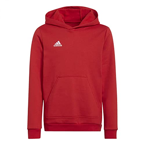 Adidas Unisex - Bambini E Ragazzi Entrada 22 Sweat Hoodie, Team Power Red 2, 152