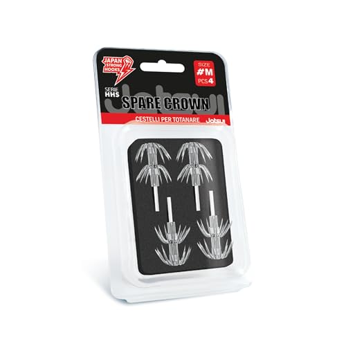 Jatsui Spare Crown - Cestelli Misura S/M Per Totanare Da 2.0 A 3.5, 4 Pz (S)