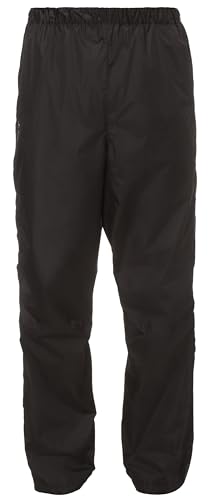 Vaude Fluid Ii - Pantaloni Impermeabili Da Uomo, Per Ciclismo, Con Zip