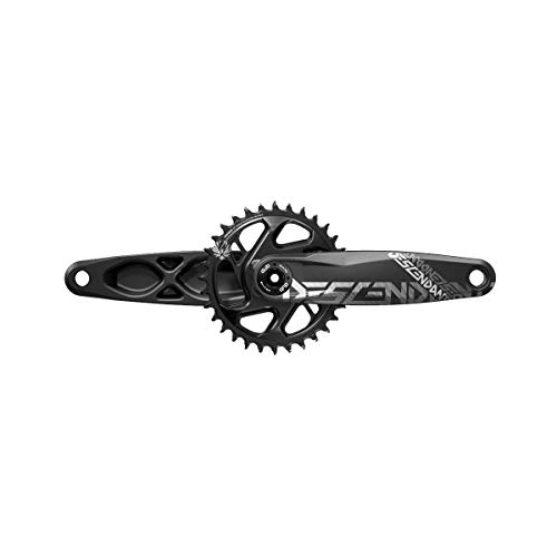 Truvativ Descendant 7K Aluminum Eagle Superboost 12S 32T X-Sync 2 Chainring (Dub Cups/Bearings Not Included), Corona Unisex Adulto, Nero, 165 Mm