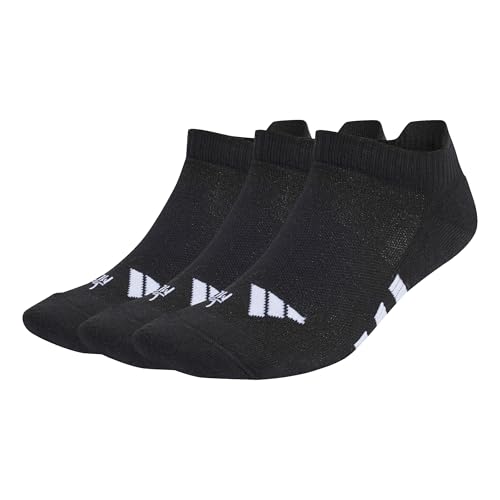 Adidas Ic9518 Prf Cush Low 3P Calzini Unisex Adulto Black/Black/Black Taglia Xs