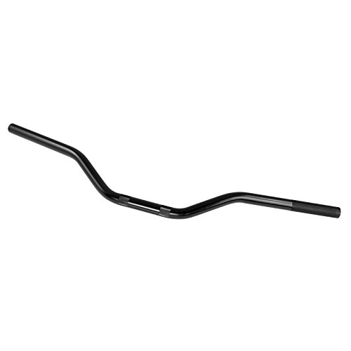 Manubrio Alluminio Moto Atv Scooter Piega Bassa 22 Mm Universale Nero