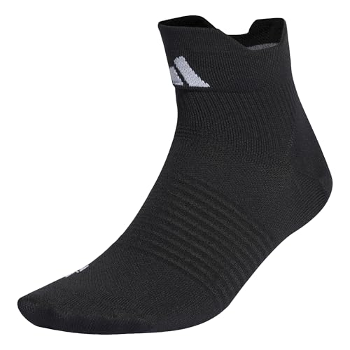 Adidas Unisex - Adulto Performance Designed For Sport Ankle Socks, Black/White, 48-51