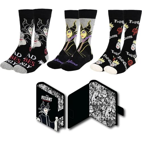 Confezione Calzini 3 Pezzi Cattivi Disney