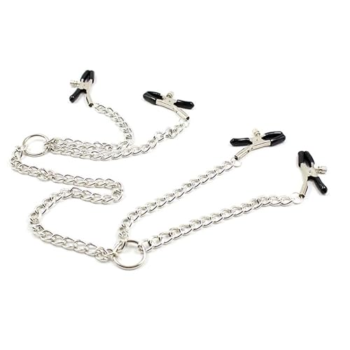 Ohmama Fetish 4 Pinzas Pezones Con Cadenas