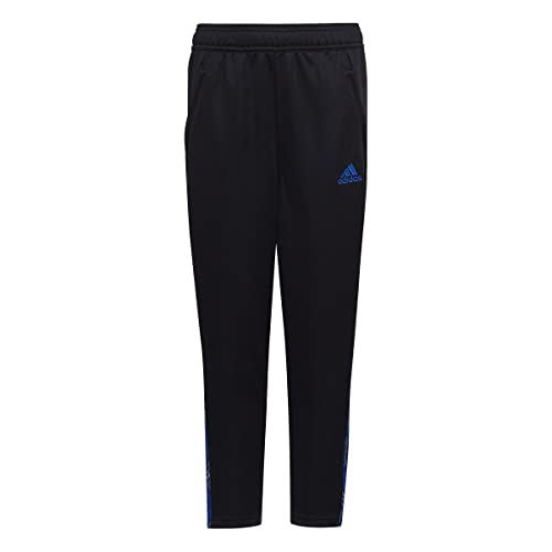 Adidas Tiro 7/8Pt Ad Y Pantaloni A 7/8, Nero/Team Royal Blue, 14 Anni Unisex-Bambini