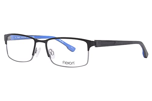 Flexon E1042, Memory Metal Occhiali Da Sole Black Unisex Adulto, Multicolore, Standard