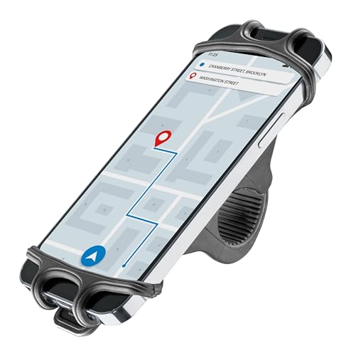 Newrban | Supporto Per Telefoni Da Manubrio - Compatibile Con Manubri Da 12 A 32 Mm Di Diametro - Realizzato In Silicone - Sicuro E Ultra-Stabile - Fa