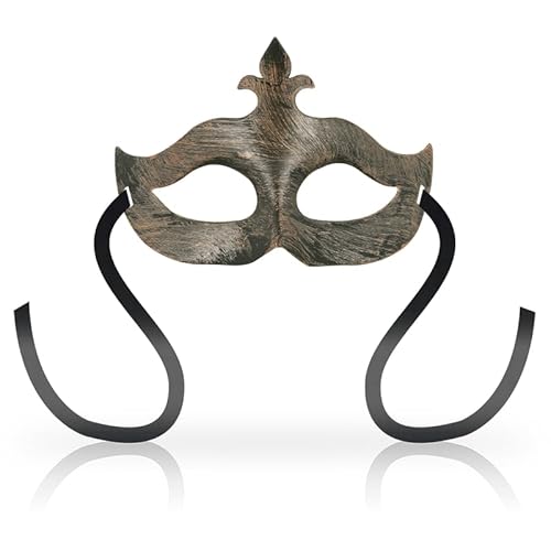 Ohmama Masks Antifaz Flor De Lis - Cobre