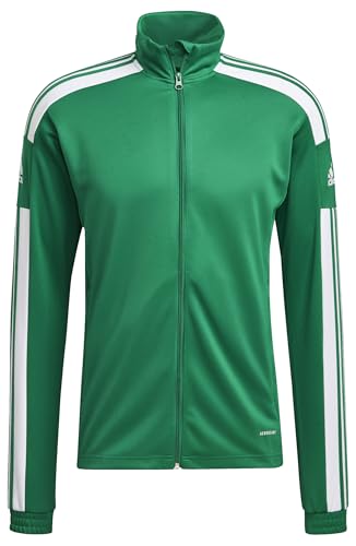 Adidas Squadra 21 Training Jacket, Tracksuit Jacket Uomo, Team Green/White, S Tall