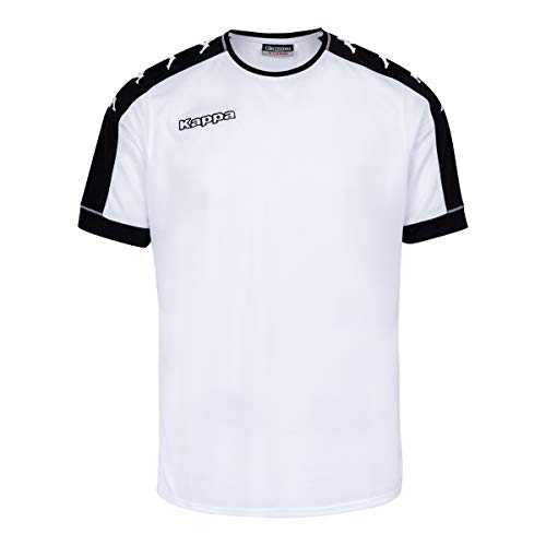 Kappa Tanis Ss Act Jersey, Unisex Adulto, Unisex Adulto, Tanis Jersey Ss, Bianco