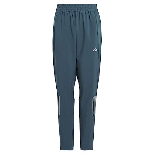 Adidas Unisex - Bambini Aeroready 3-Stripes Pants, Arctic Night/Reflective Silver, 9-10 Years