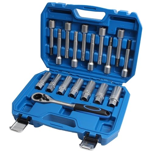 Cclife 18 Pezzi Set Di Chiave A Bussola Per Smontare Ammortizzatori Kit Dado Per Ammortizzatore