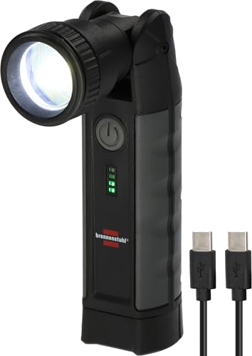 Brennenstuhl Torcia Led A Batteria Tl 1000 Acw 1000Lm, 60 Cm Cavo Usb C/C