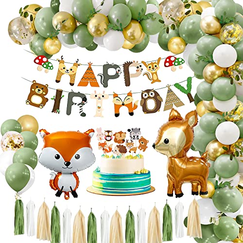 Decorazioni Di Compleanno Nella Giungla Decorazioni Di Compleanno Di Safari Animali Della Foresta Palloncini Animali Decorazioni Di Compleanno Per Bam