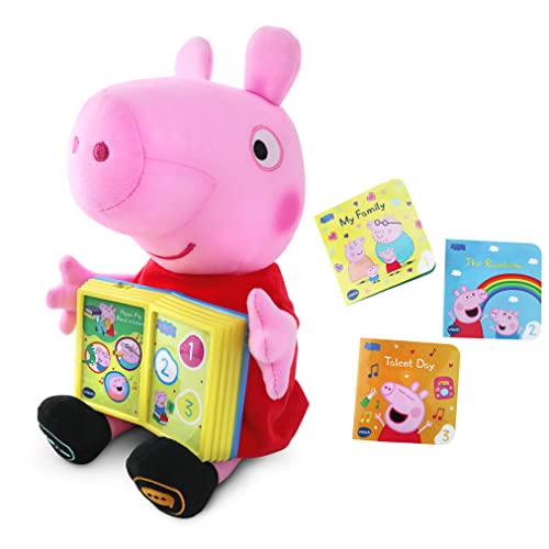Vtech Peluche Interattivo Impara Con I Diverlibri Di Peppa Pig, Colore Rosa, Único, 80-552222