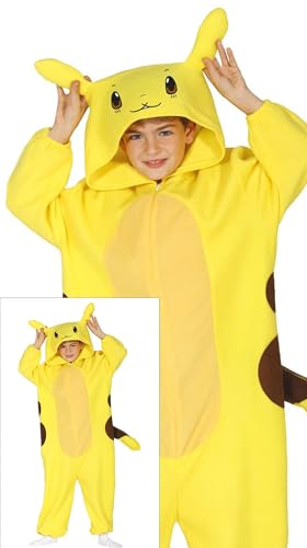 Fiestas Guirca | Costume Chinchilla Elettrica Bambino (5-6 Anni) - Costumi Da Videogiochi Per Feste A Tema - Ideale Per Bambini E Bambine - Giallo E M