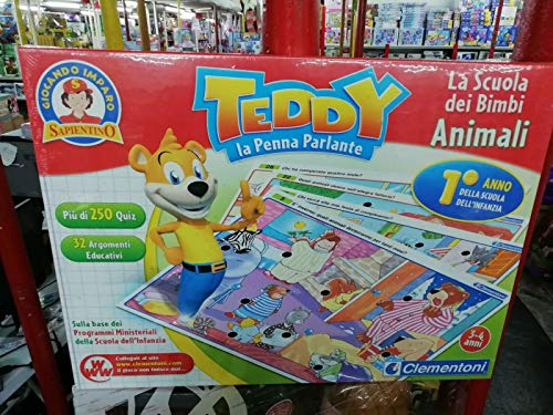 Clementoni Teddy Penna Scuola Bimbi Animali