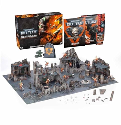 Miniature In Plastica Nuova Edizione Kill Team Hivestorm Blitz Nel Formicaio In Italiano Warhammer 40000 40K Con Basette Indicatori Per Le Ferite Con