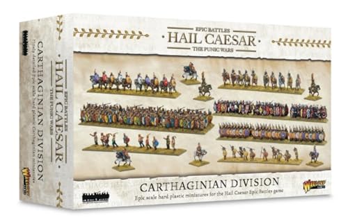 Warlord Games Carthaginian Division - Miniature In Plastica In Scala Epica Per Grandine Cesare Epoca Guerre Puniche Altamente Dettagliate Per Giochi D