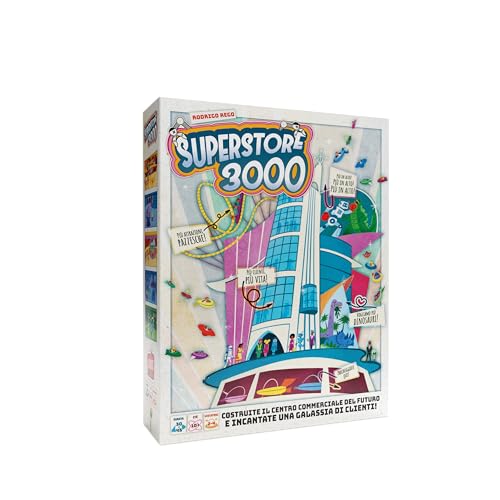 Space Cowboys - Superstore 3000 - Gioco Da Tavolo Di Strategia Per 2-4 Giocatori, Età 10+ - Costruisci Il Tuo Centro Commerciale Intergalattico - Part