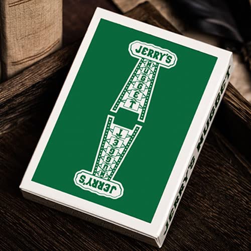 Solomagia Mazzo Di Carte Jerry'S Nugget (Felt Green) Marked Monotone Playing Cards